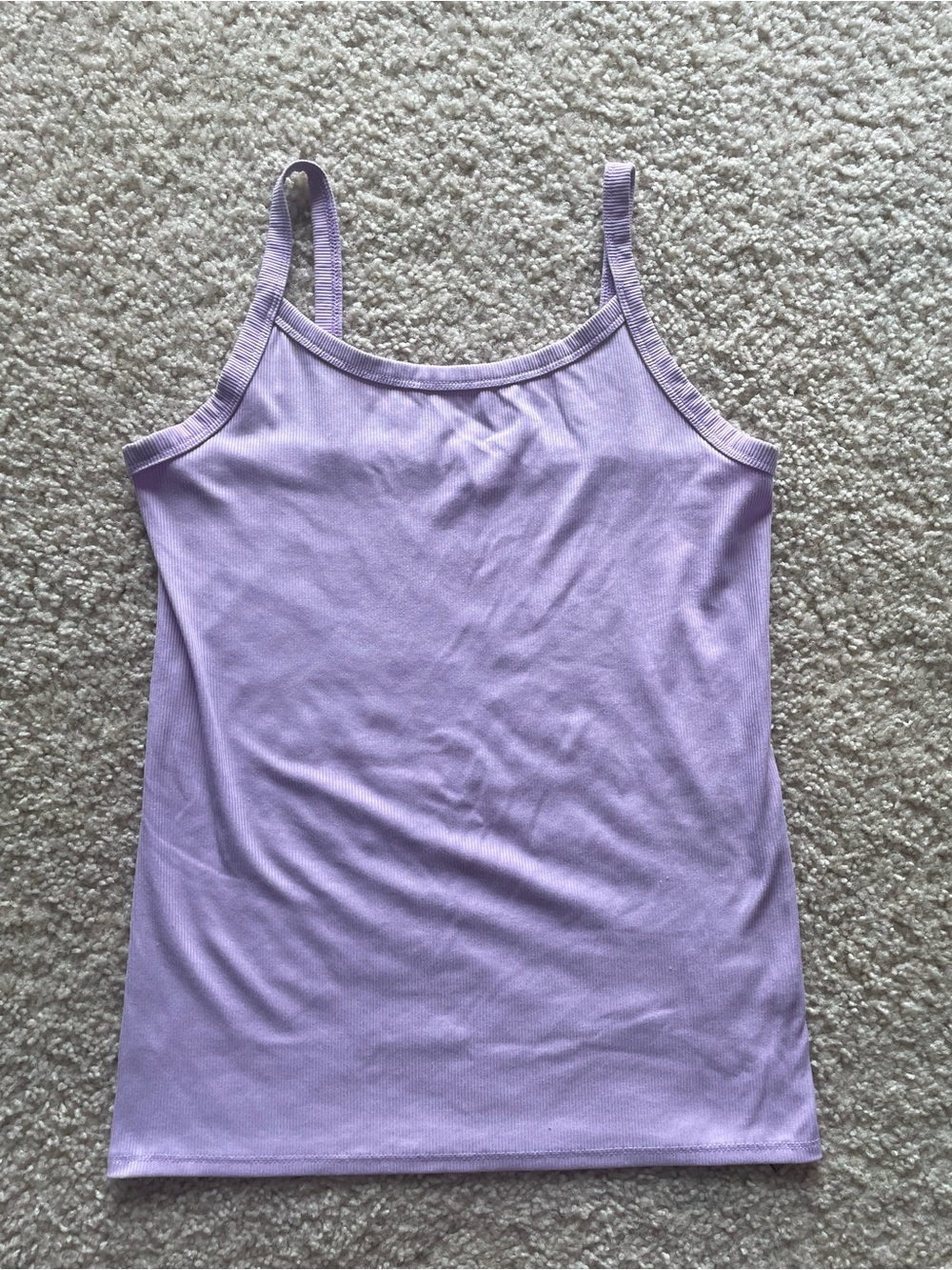 No Boundaries Lilac Ribbed Camisole